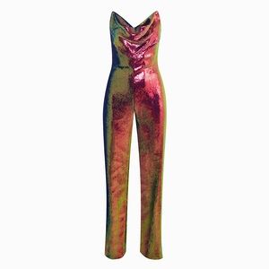 Hologram Sequin Jumpsuit By Topshop X Halpern